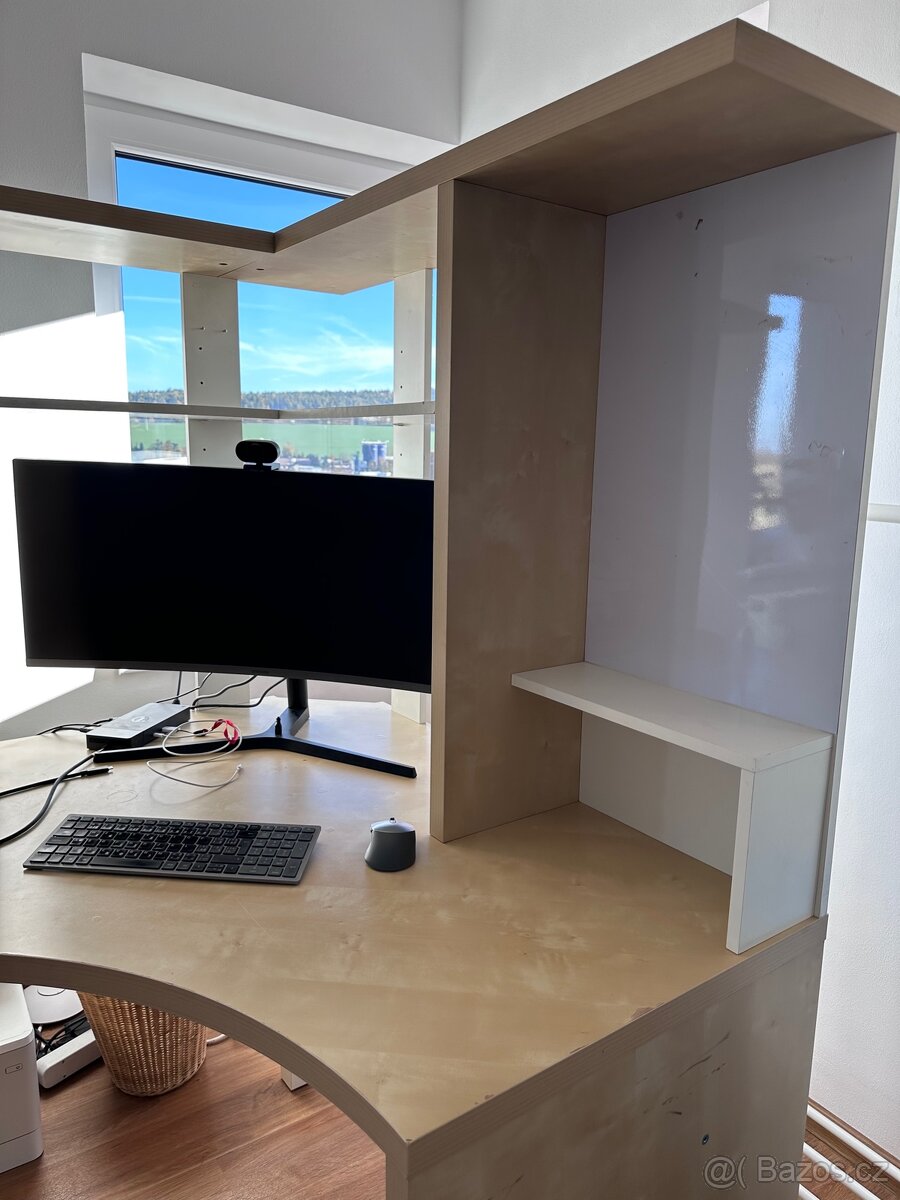 Rohový psací / kancelářský stůl IKEA Mikael - 3