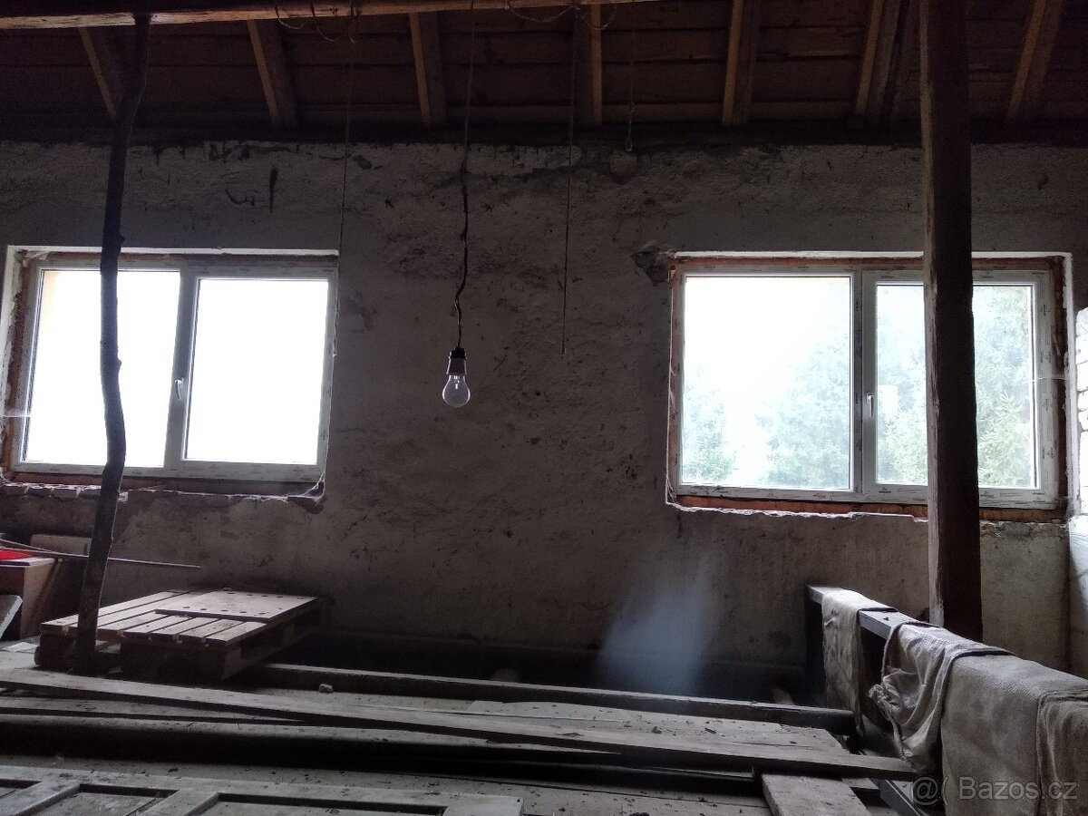 2 okna plastová 1980x1300 mm bílá/ořech - 3