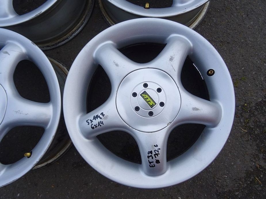 Alu disky Aluett 14", rozteč 5x114.3 , ET 38 ,šíře 6J - 3
