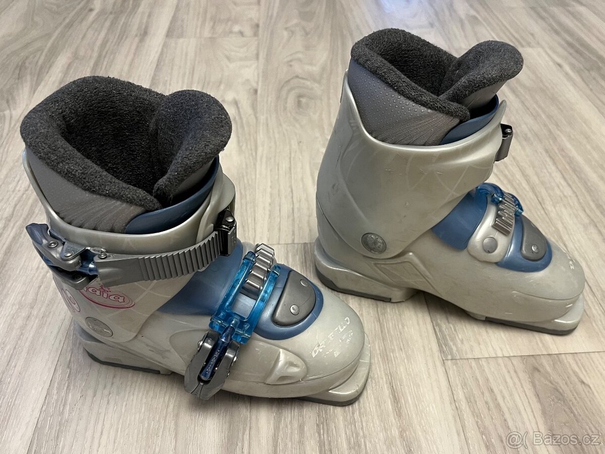 Dětské lyžáky, přeskáče, lyžařské boty - vel. 29 - 3