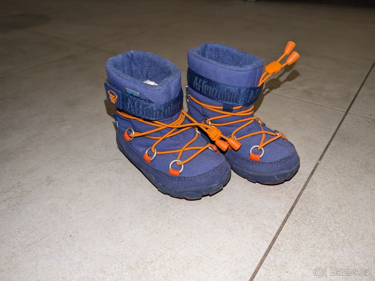 Barefoot dětské sněhule Affenzahn - Snowy Witty Snowboot - 3