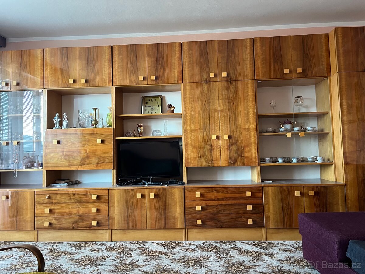 Retro obývací stěna - 3