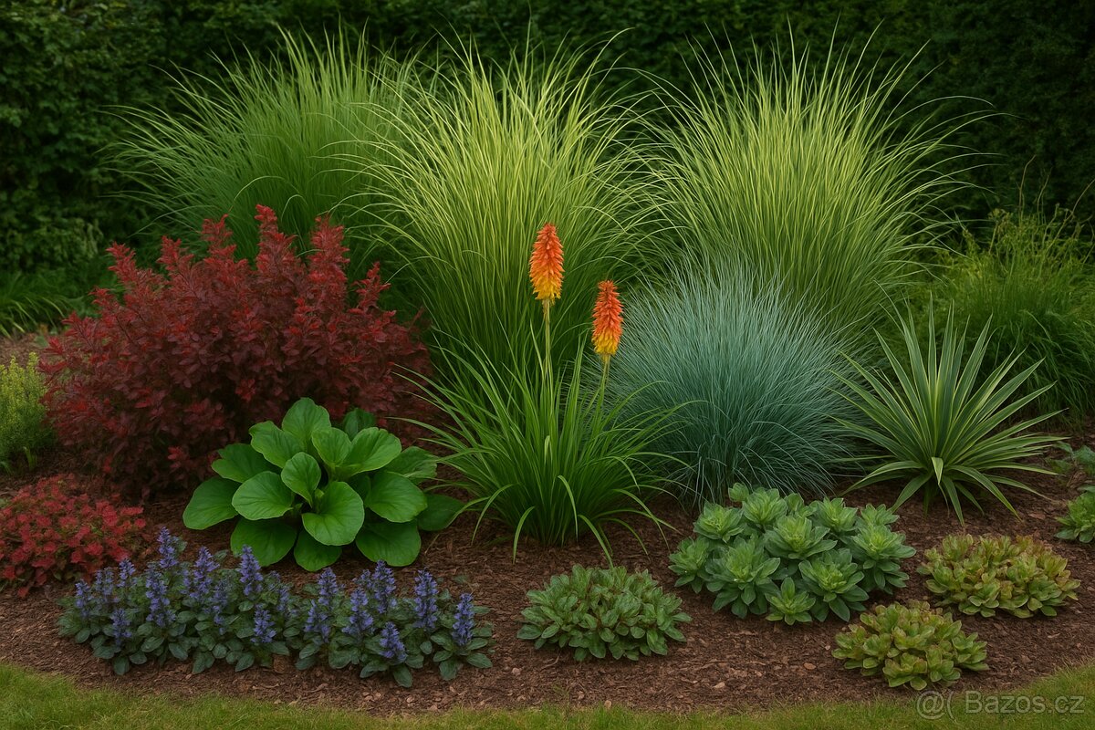 Trvalky, okrasné trávy - 3