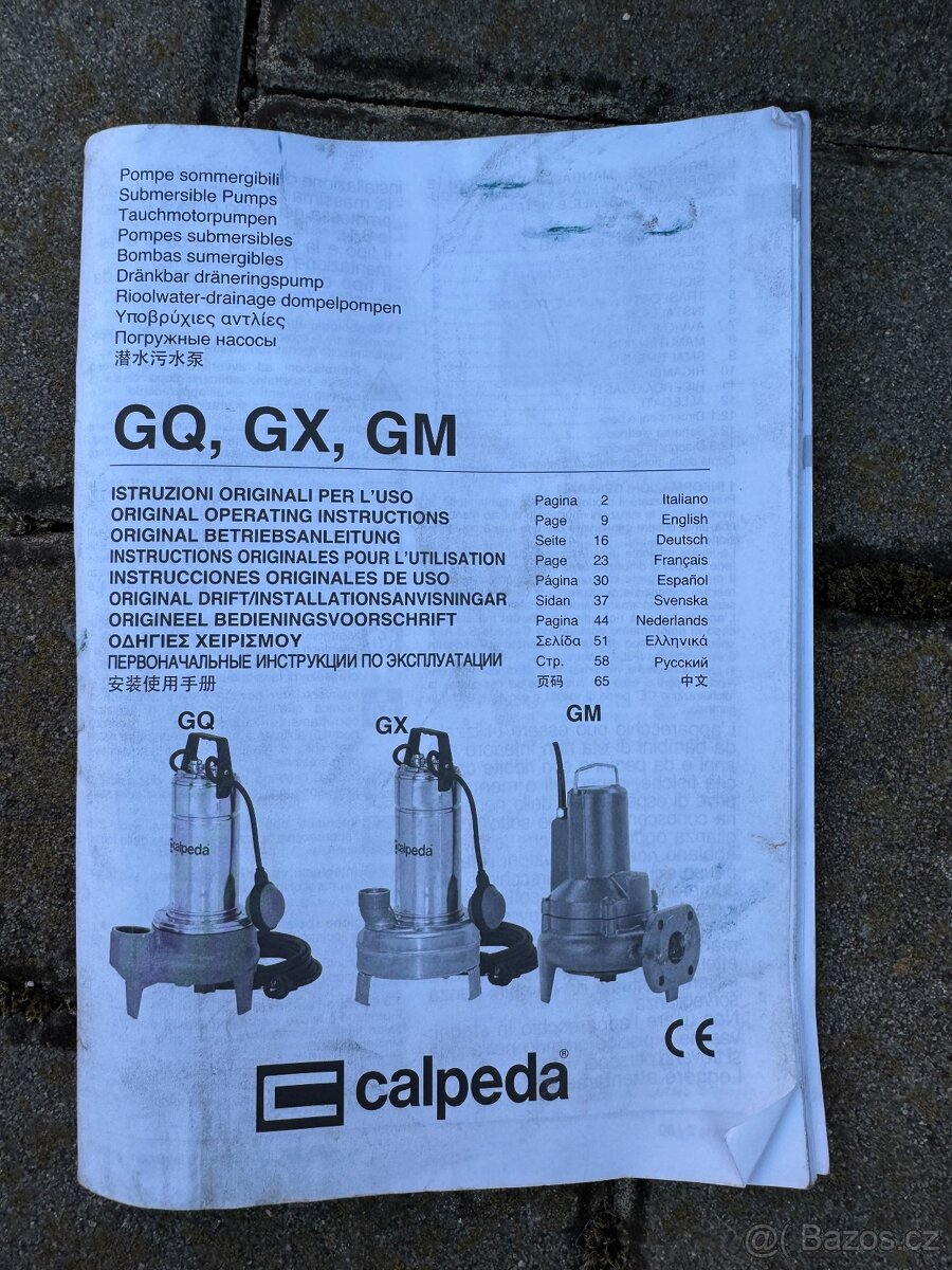 Ponorné kalové čerpadlo - 3