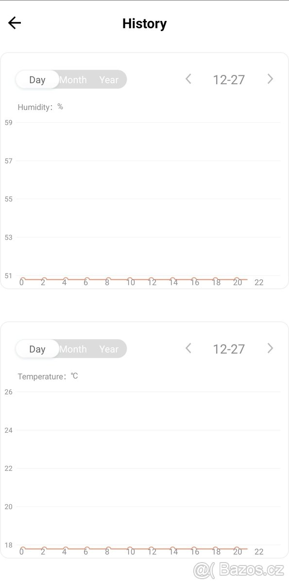 Smart home Zigbee teploměr, vlhkoměr - 3