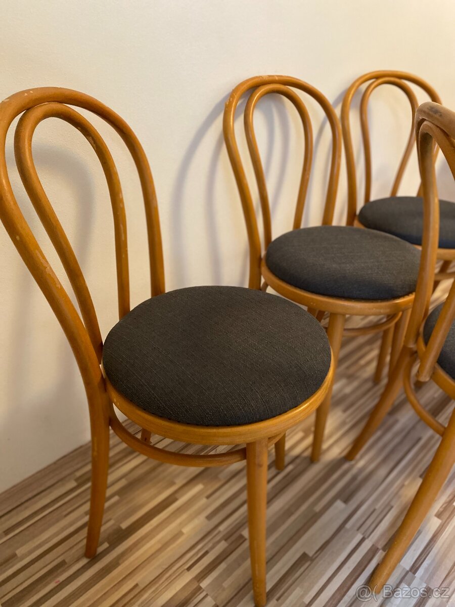 Židle Thonet, repasované, 6ks - 3