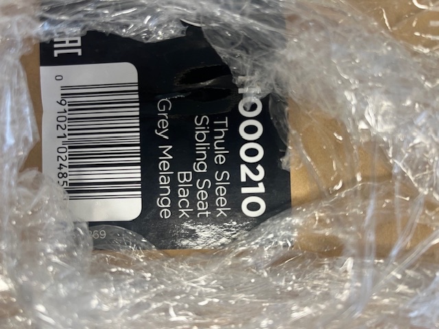 SOUROZENECKÉ SEDADLO THULE SLEEK GREY MELANGE ON BLACK - 3