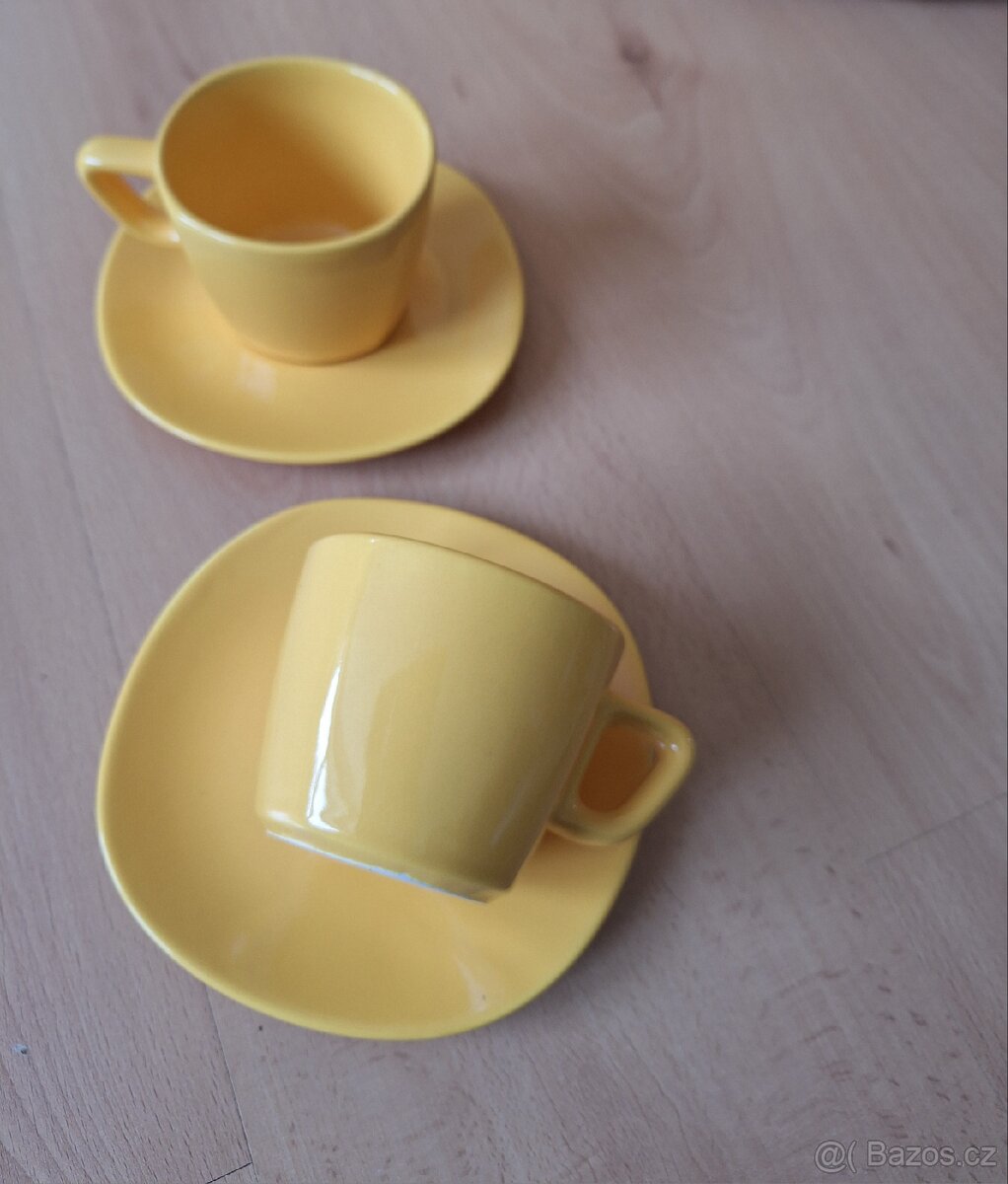 Hrnečky s talířky objem 150ml - 3