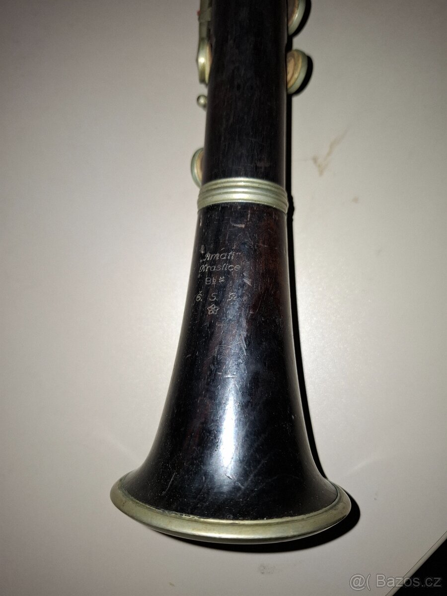 Starý klarinet Amati Kraslice Bb - 3