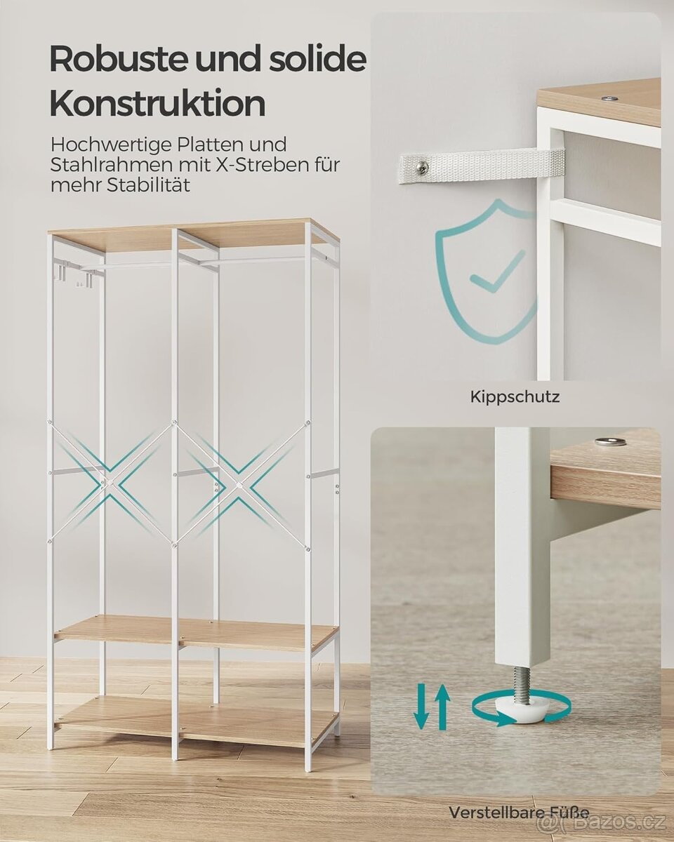 NOVÁ OTEVŘENÁ ŠATNÍ SKŘÍŇ - 3