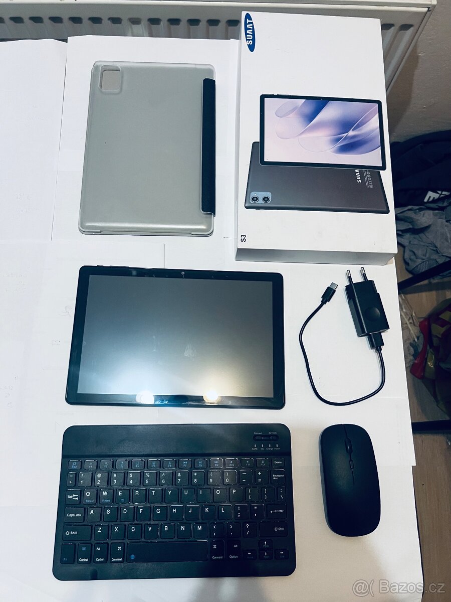 Tablet SUAAT S3 128GB + klávesnice a myš - 3