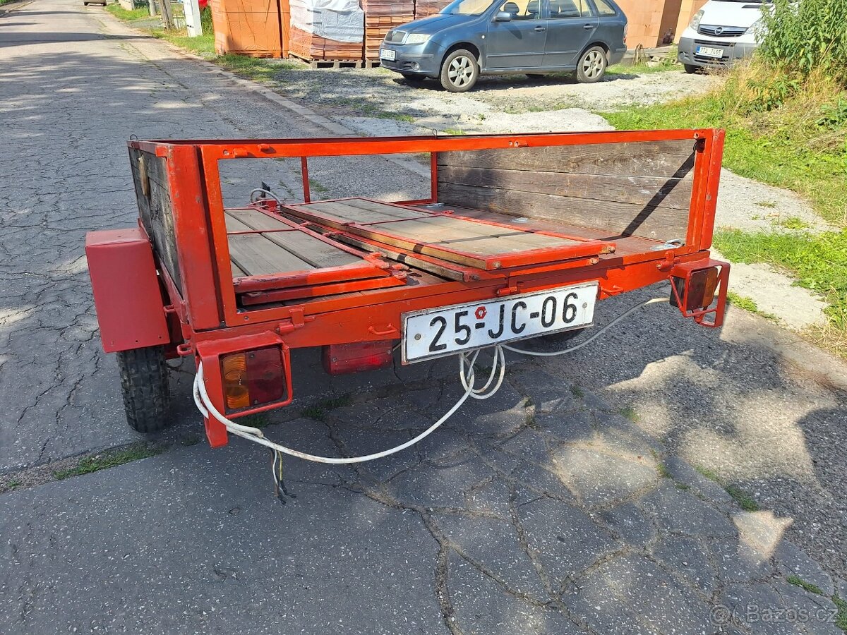 Přívěsný vozík, 1984 domácí výroba - 3