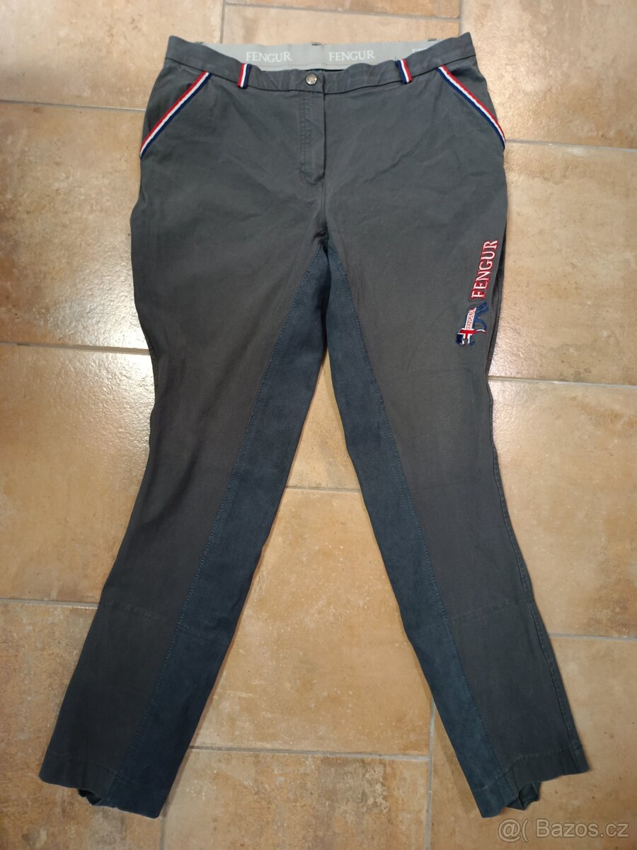 Dámské jezdecké rajtky panthalony Fengur, super stav - 3