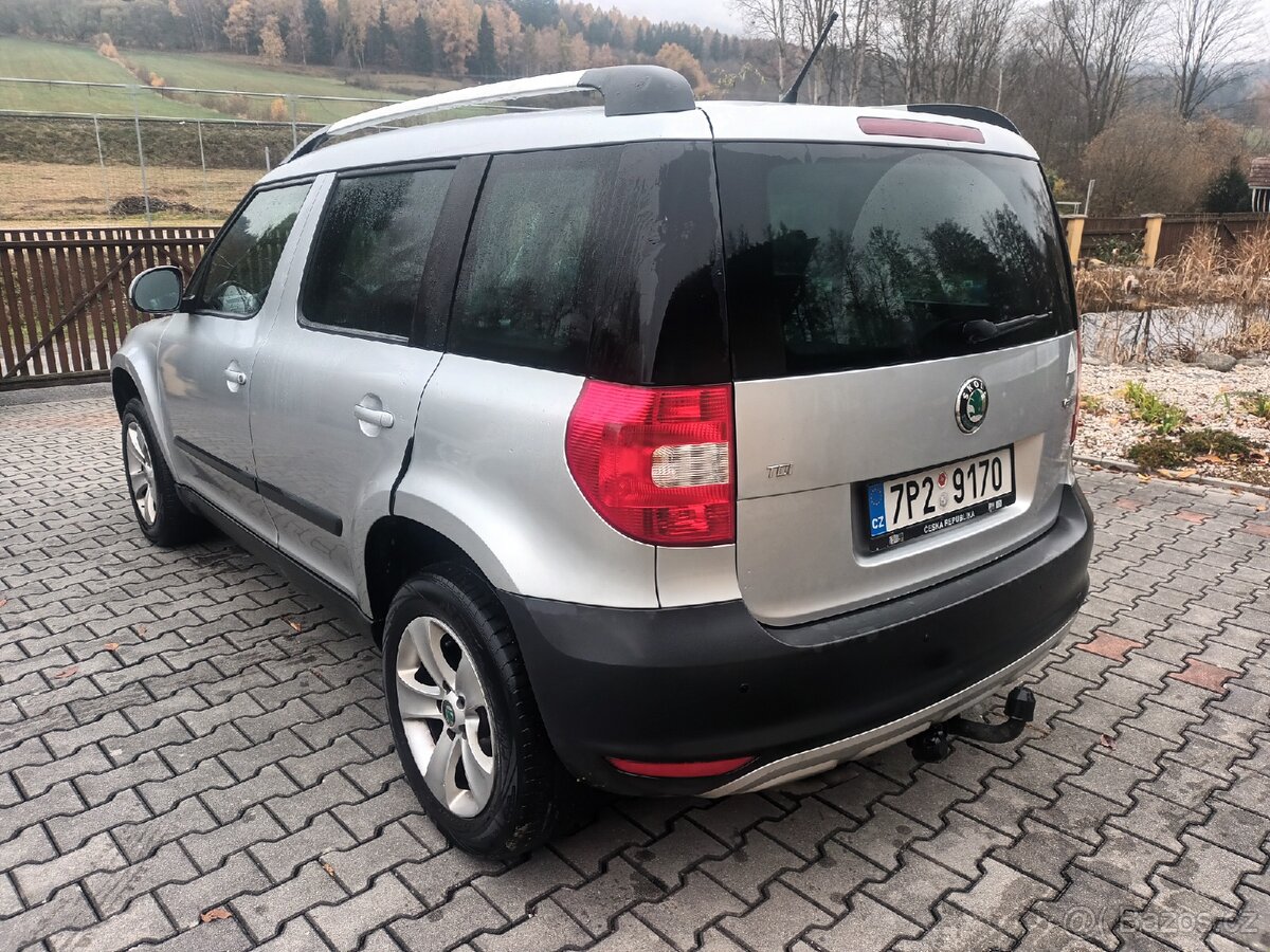 Škoda Yeti 2.0TDi 81KW tažné zařízení, dvoje kola... - 3