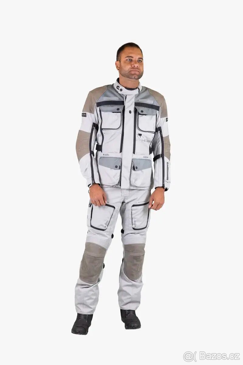 Bunda iXS MONTEVIDEO-AIR 2 světle šedo-tmavě šedá L - 3