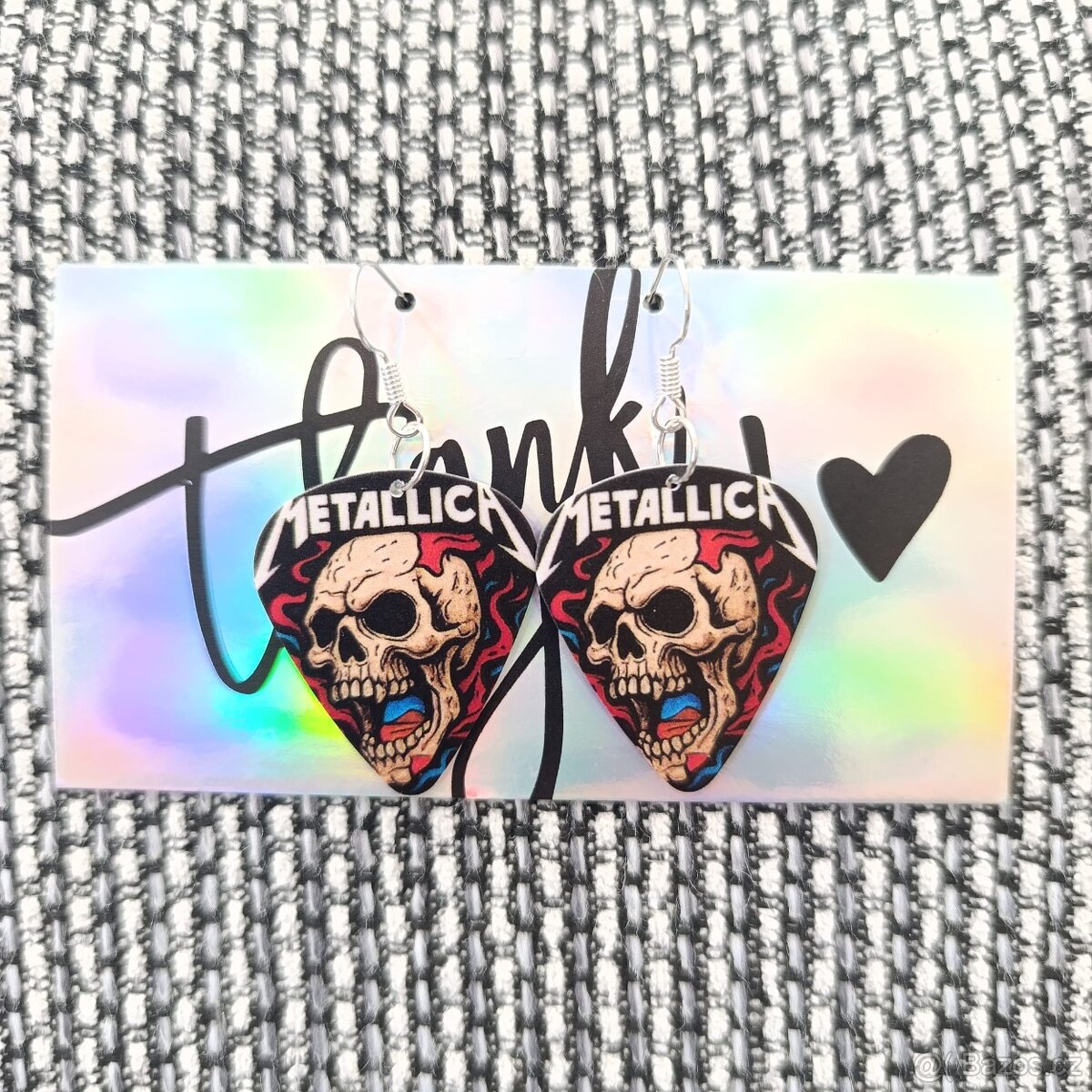 Náušnice z kytarových trsátek - 3