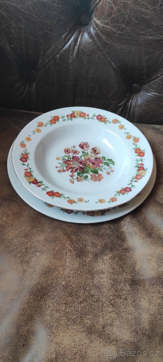 Retro porcelánové talíře - 3