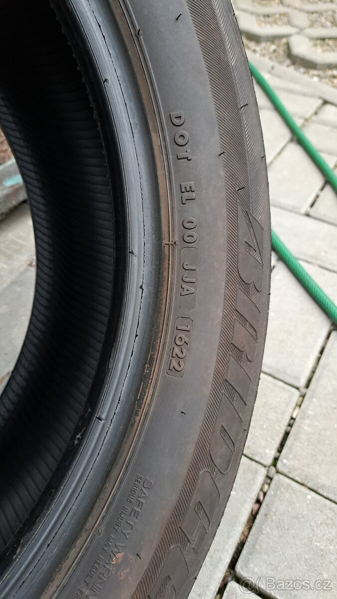 4 ks Letní pneu BRIDGESTONE 225/55/R18 cena za vše - 3