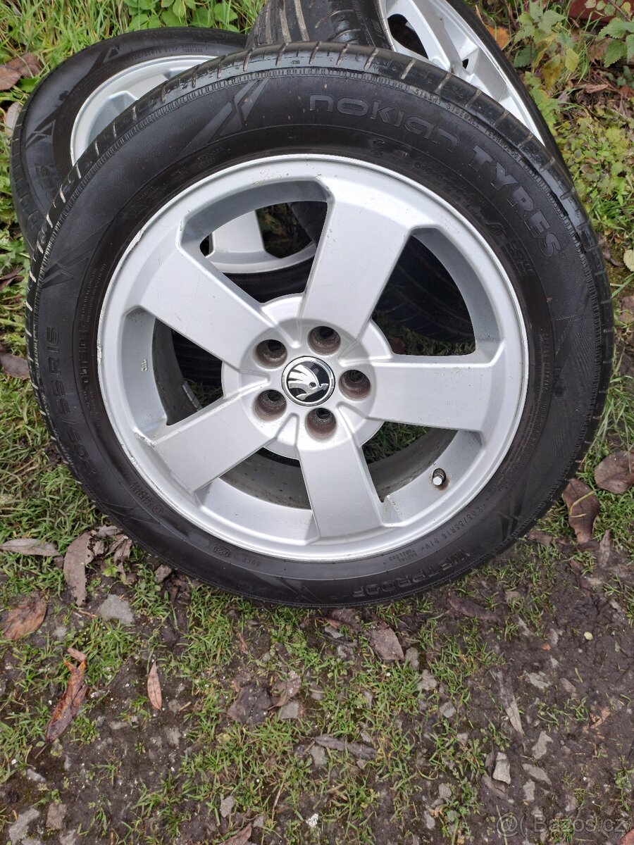 Alu kola 5x100 Octavia I,Golf IV 205//55 R16 - 3