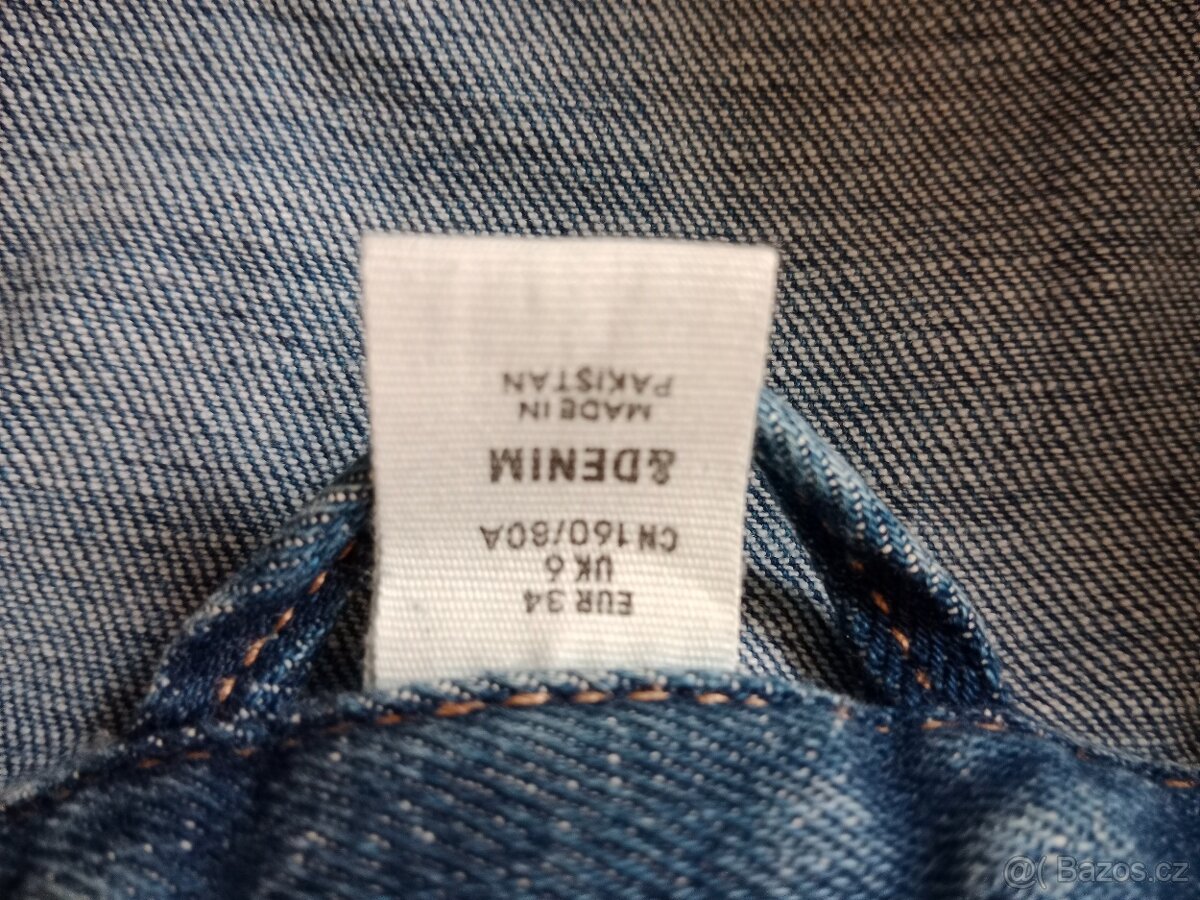 Džíska, riflová bunda vel. 34 - 3