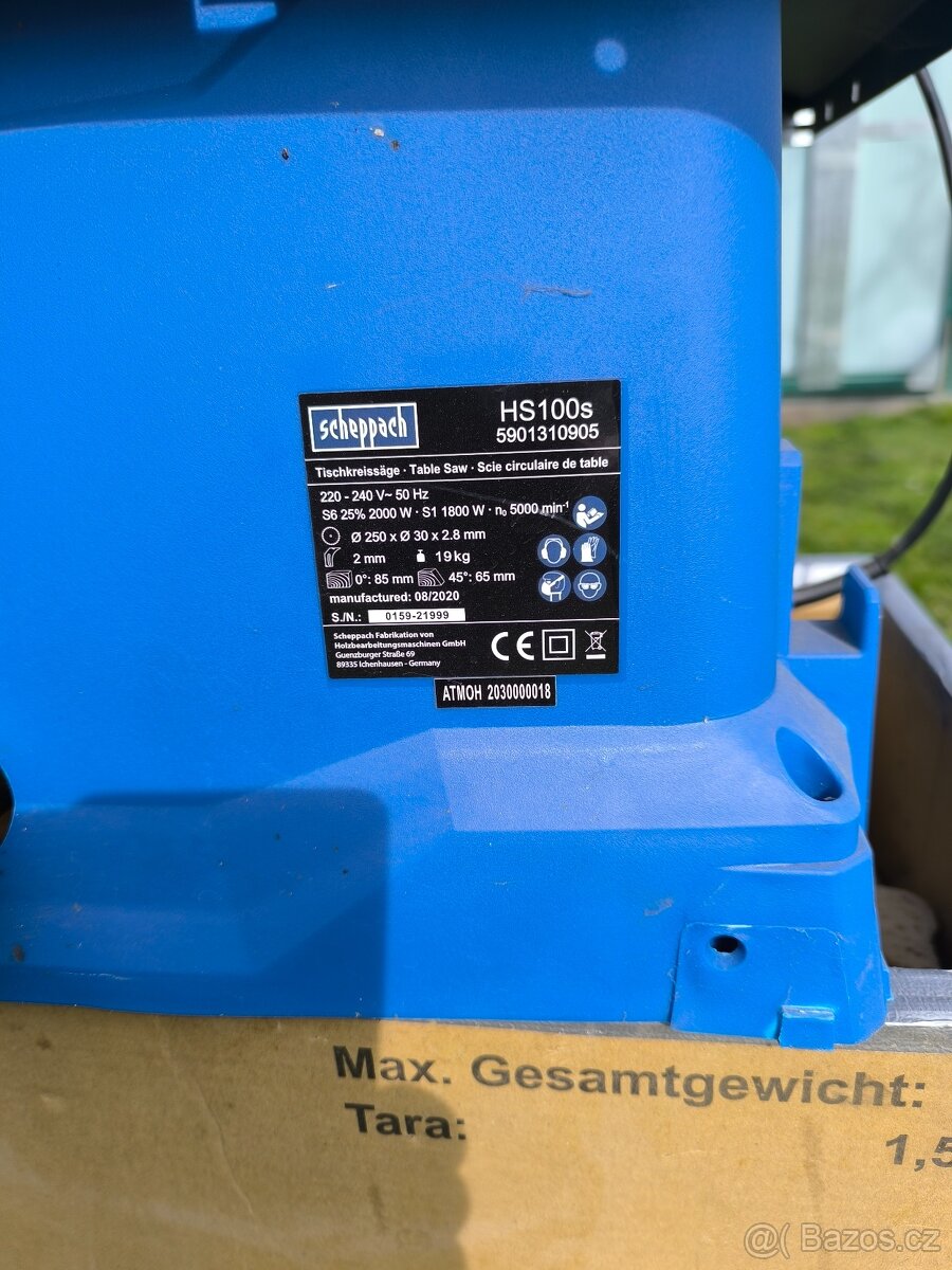 Stolní pila scheppach - 3