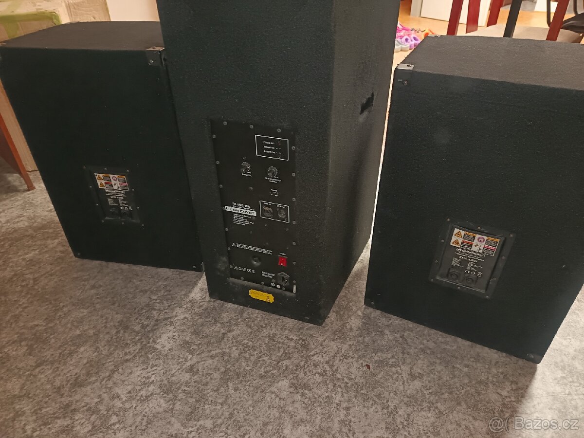 Hudební aparatura+profi zesilovač QSA - 3