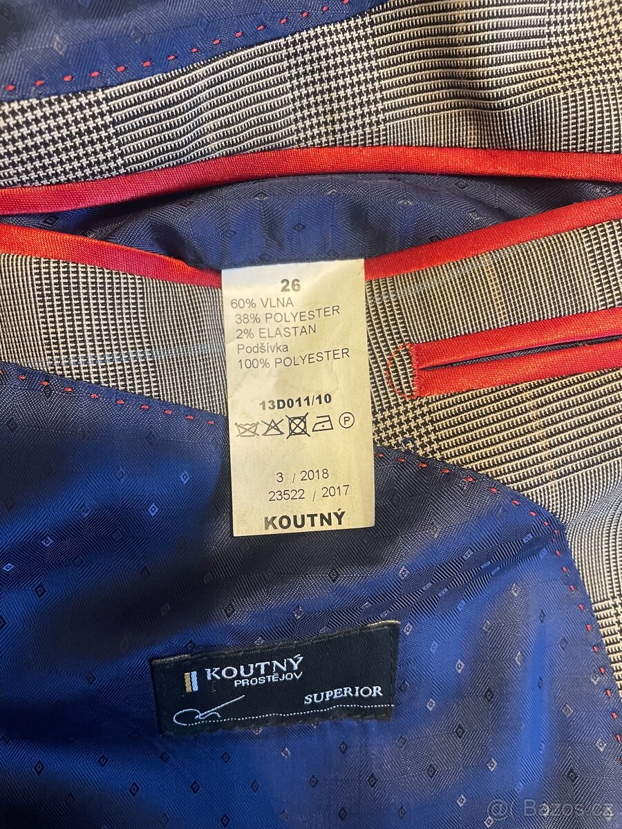 Pánský oblek Koutný, vel 26 - 3