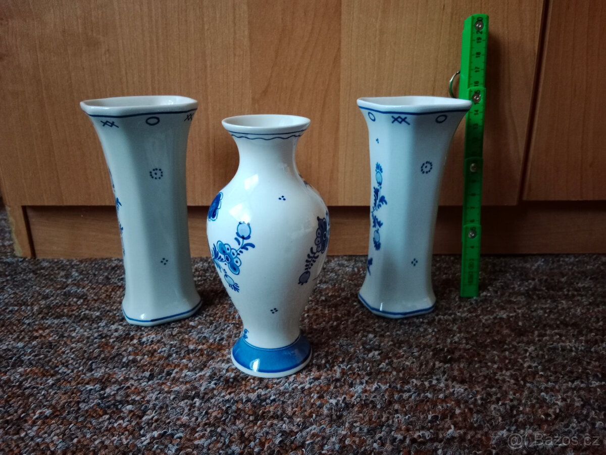 Český porcelán Dubí - vázičky - 3