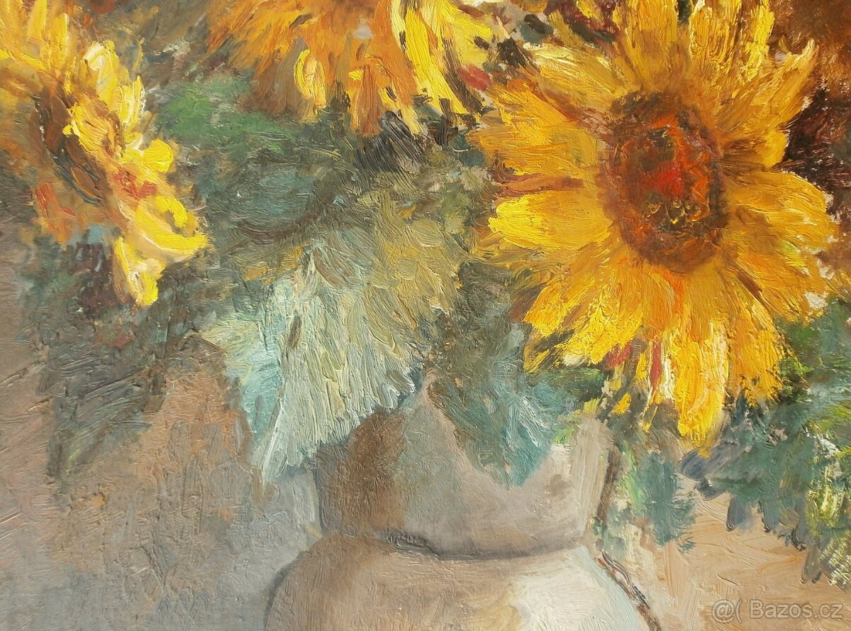 Jaroslav Černý - Zátiší se slunečnicemi - 3