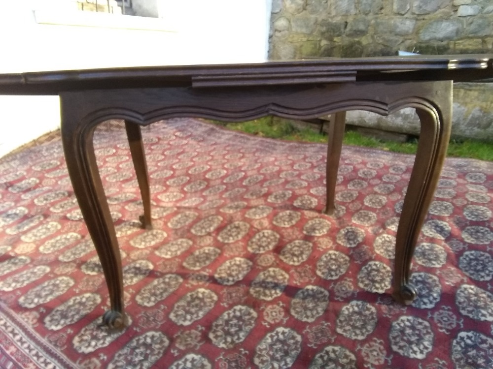 Neobarokní rozkládací jídelní stůl - 3