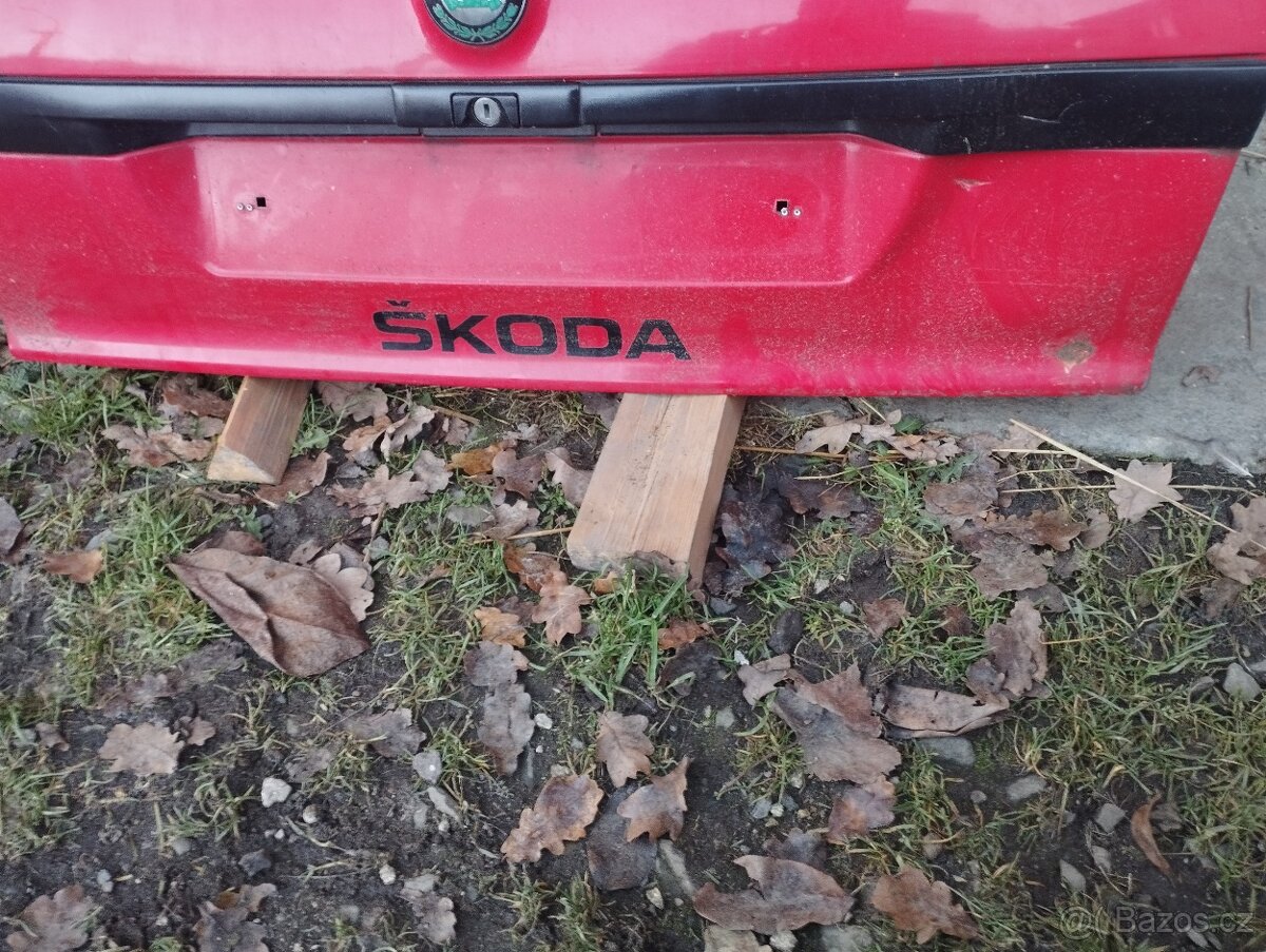 Páté dveře Škoda Felicia barva-červená rally - 3