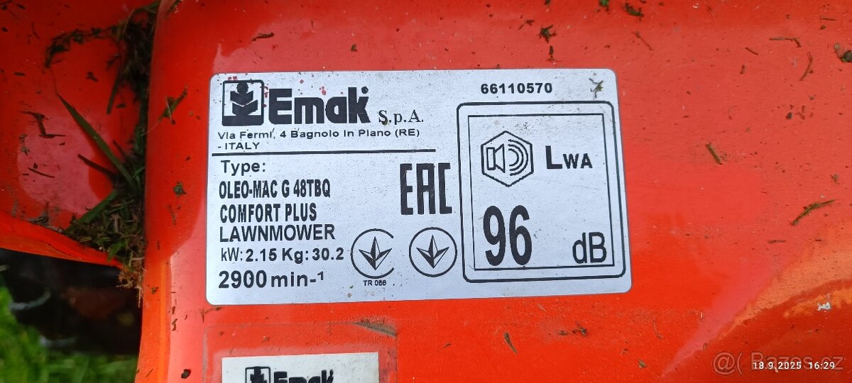 Benzínová sekačka Oleo Mac - 3