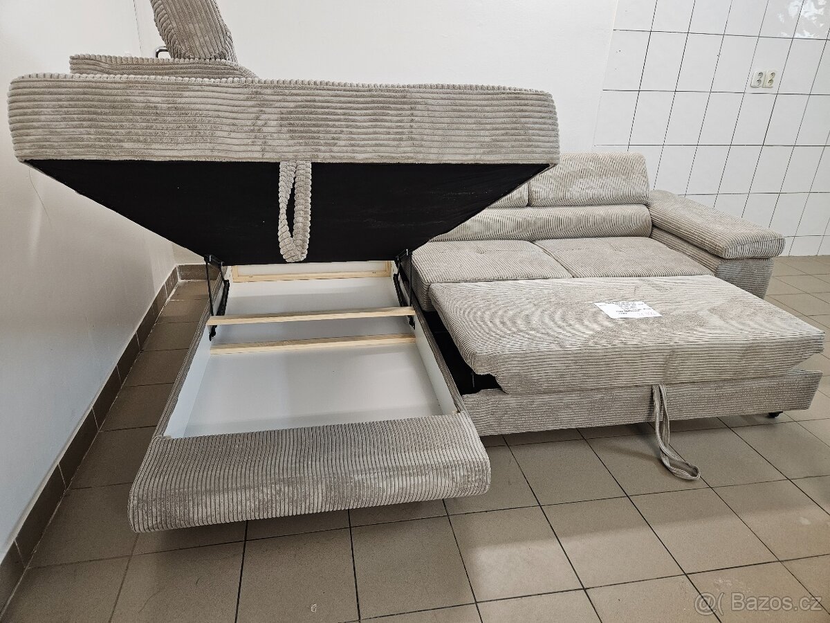 ROHOVÁ SEDACÍ SOUPRAVA - ROZKLÁDACÍ - 3