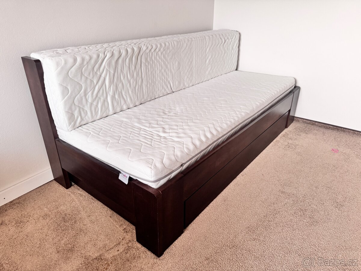 Prodám Rozkládací postel Duo Box - masiv buk - 3