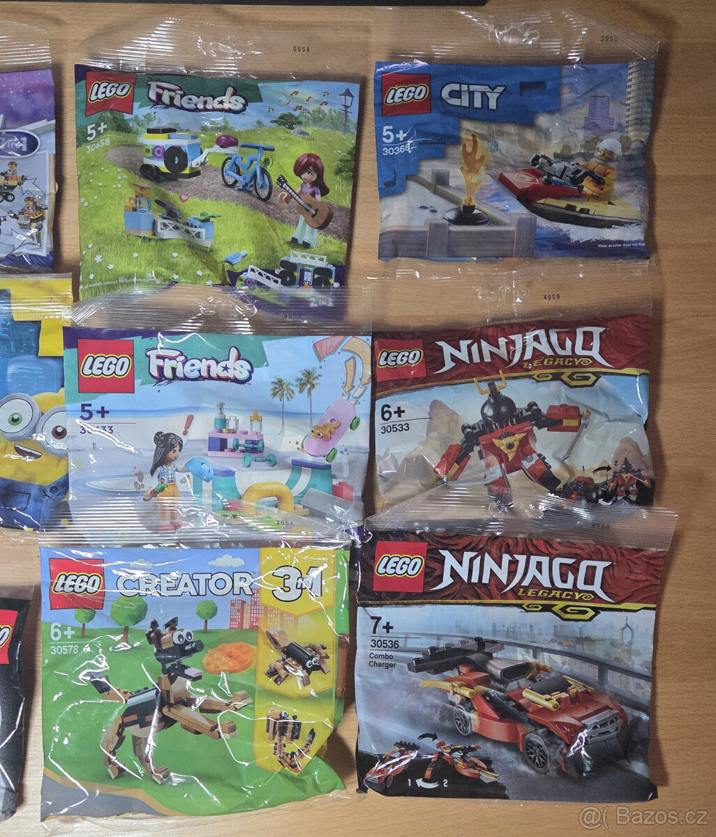 15 ks Lego Polybagy Disney, Friends, Ninjago, City - 3