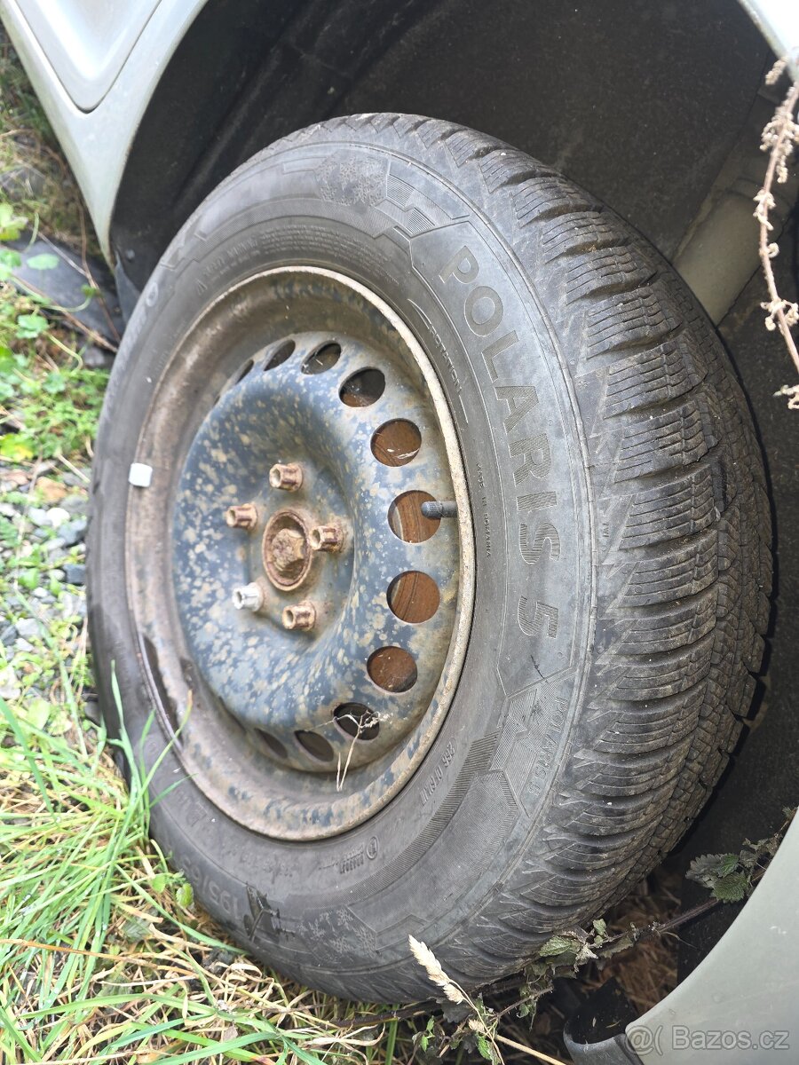 ZIMNÍ SADA 5X112 BARUM 195/65R15 M+S - 3