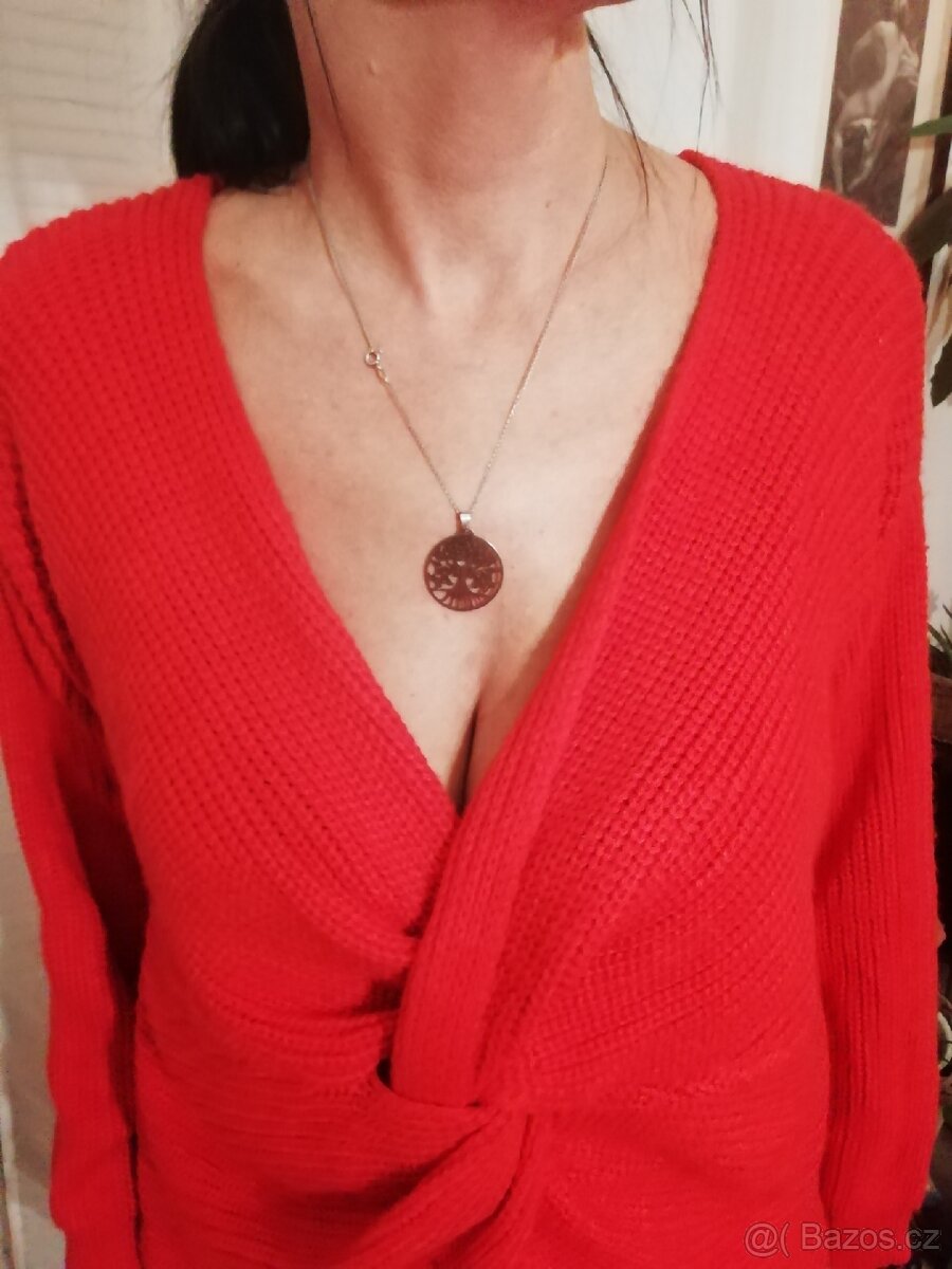 Svetrové nové hutné šaty, soudkový střih Shein, XL - 3