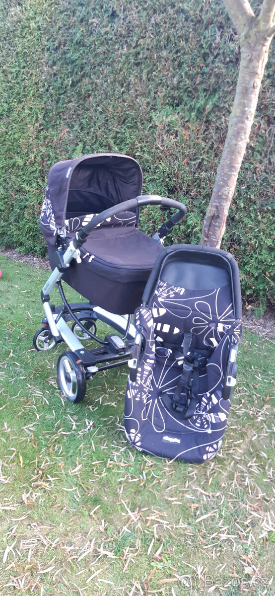 Zachovalý dětský kočárek, - 3