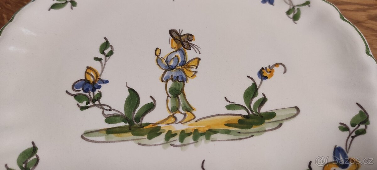 FRANCOUZSKÁ FAJÁNS-DEKOR MOUSTIERS-PAULETTE QUINSON PROVENCE - 3