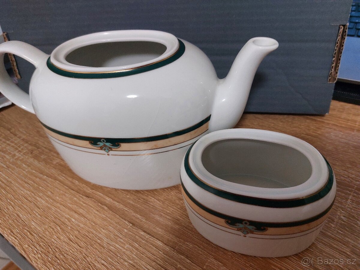 Porcelán konvice a cukřenka - 3