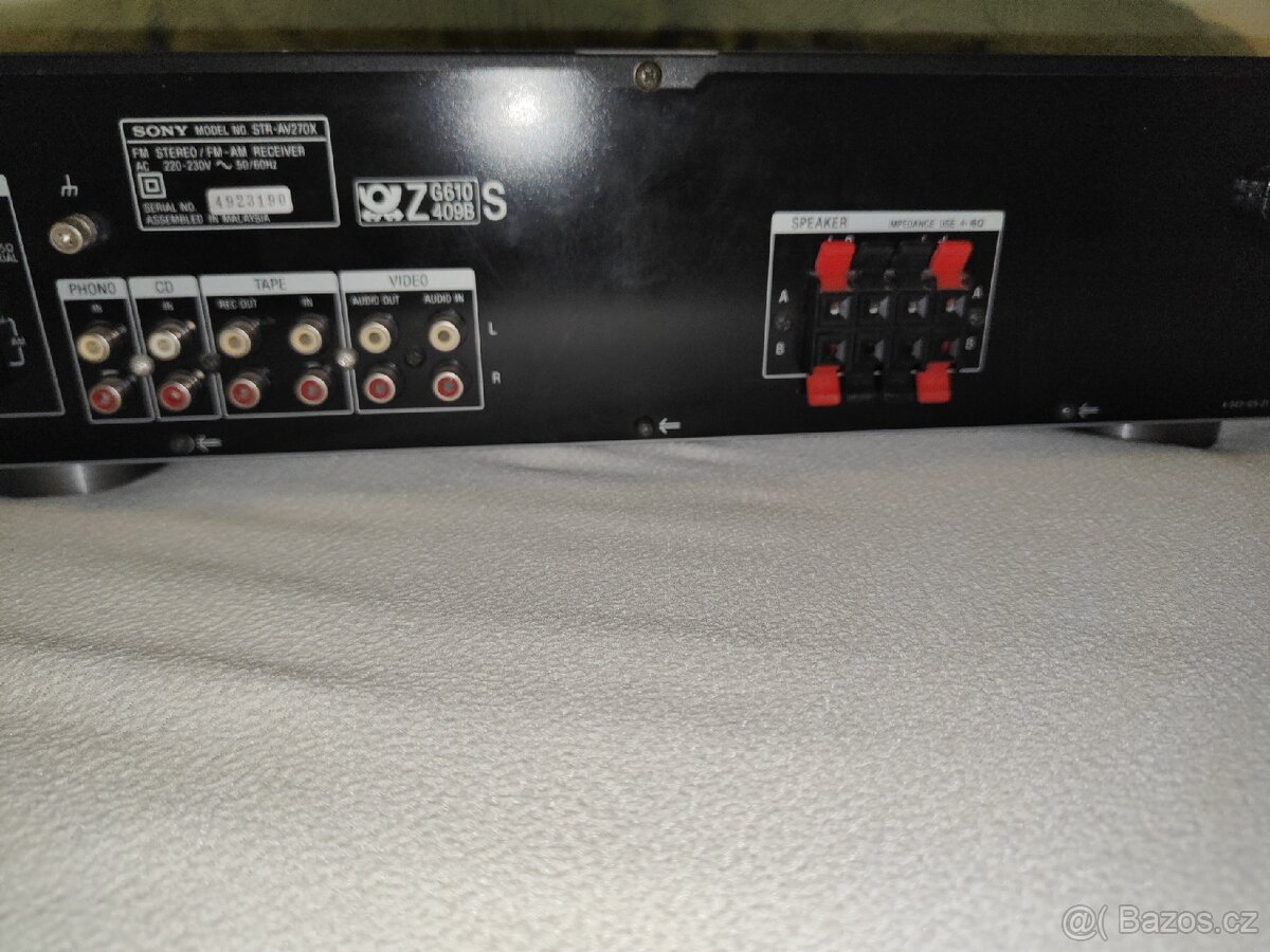 Sony zesilovač receiver vstup pro gramofon MM - 3