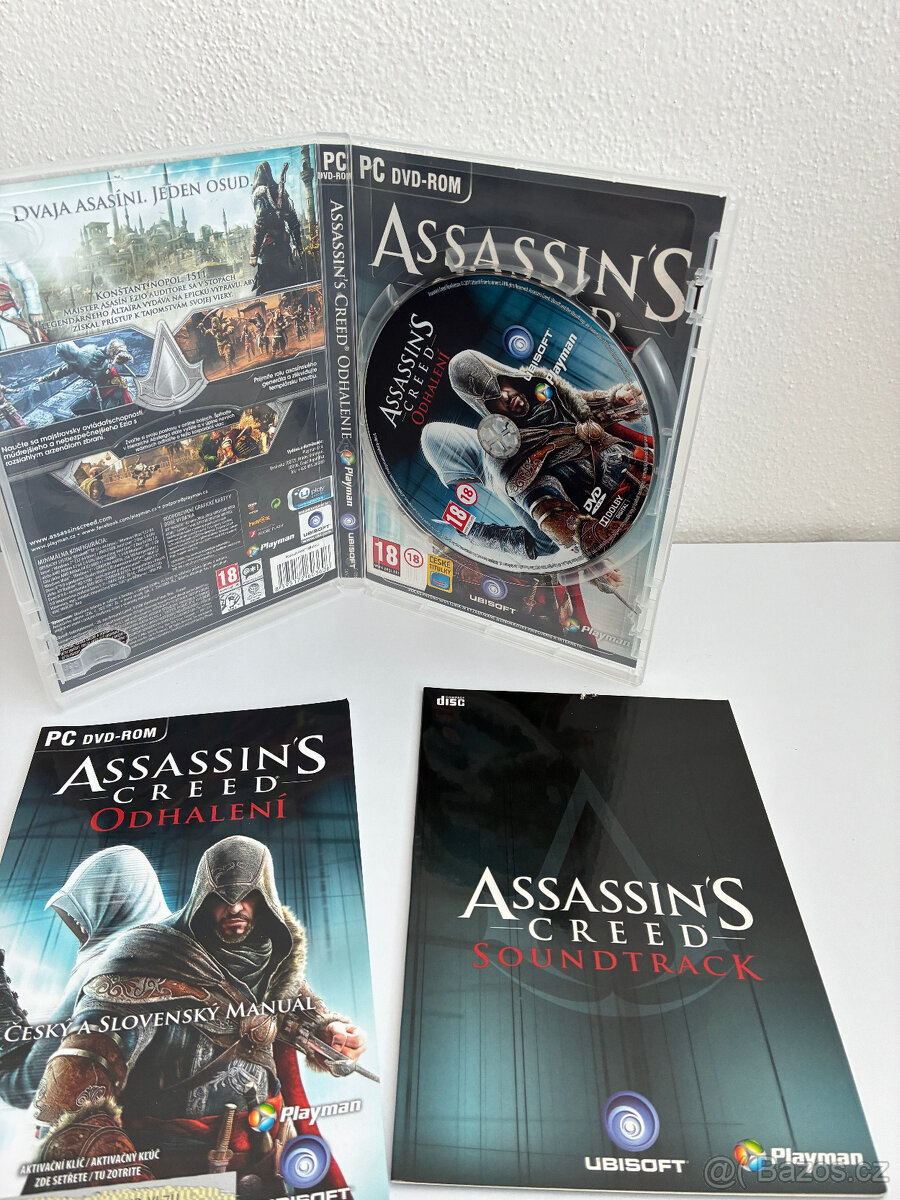 Použité PC hry série Assasins Creed + merch - 3