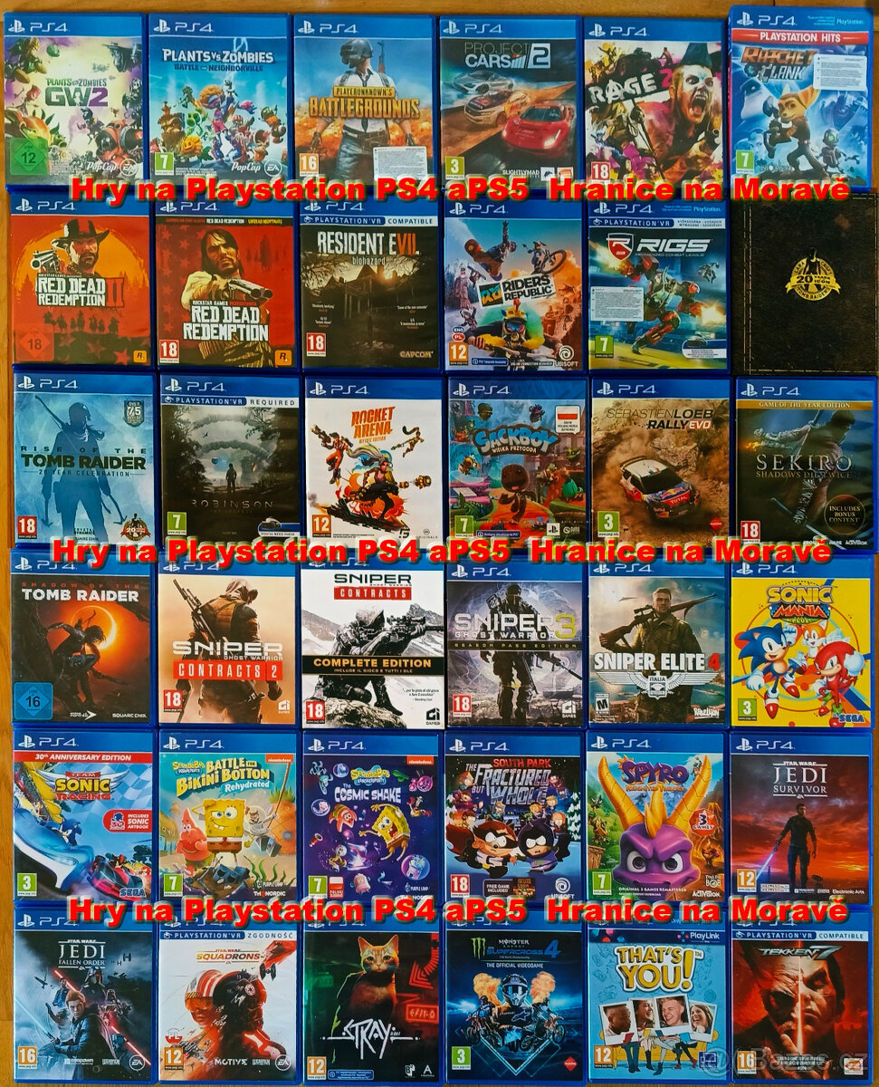 Hry na Playstation PS 4 a PS 5 - 2. část seznamu - 3