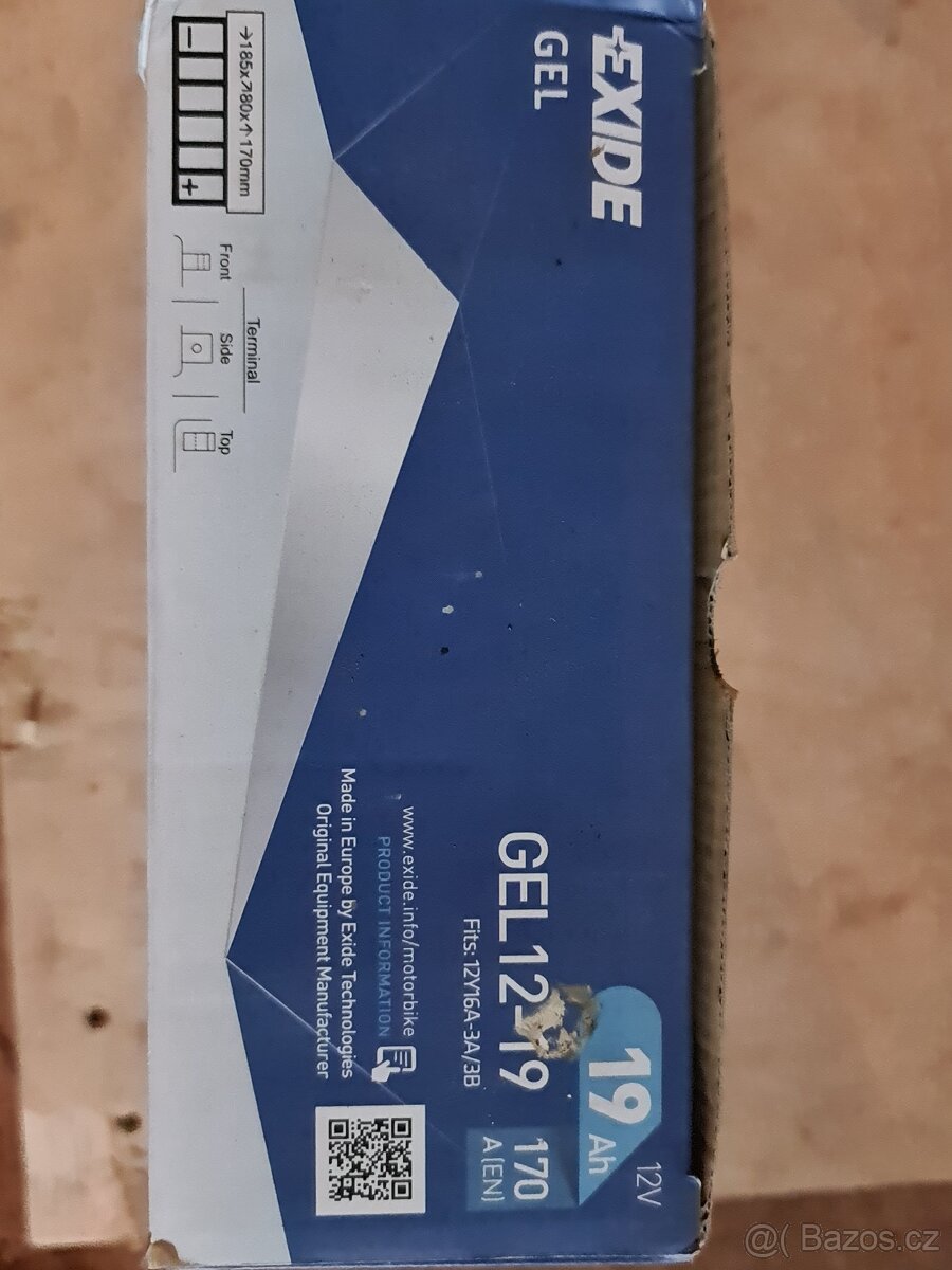 baterie gel Exide - 3