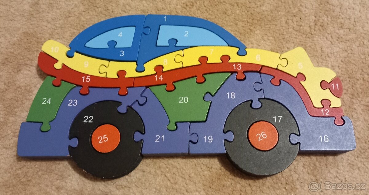 Dřevěné puzzle - 3