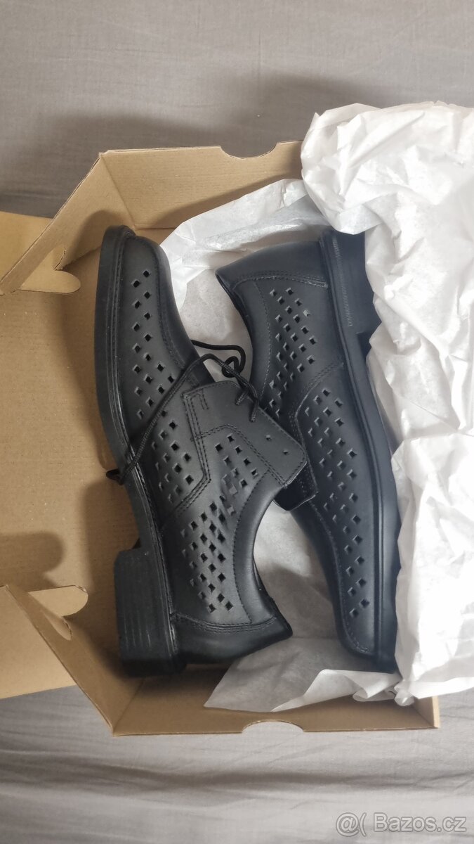 Společenské boty perforované - 3