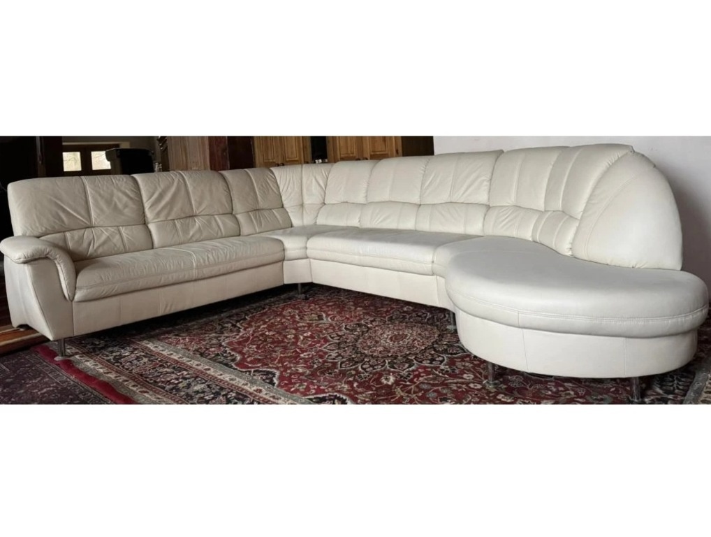 Rohová kožená sedací souprava, 3302 - 3