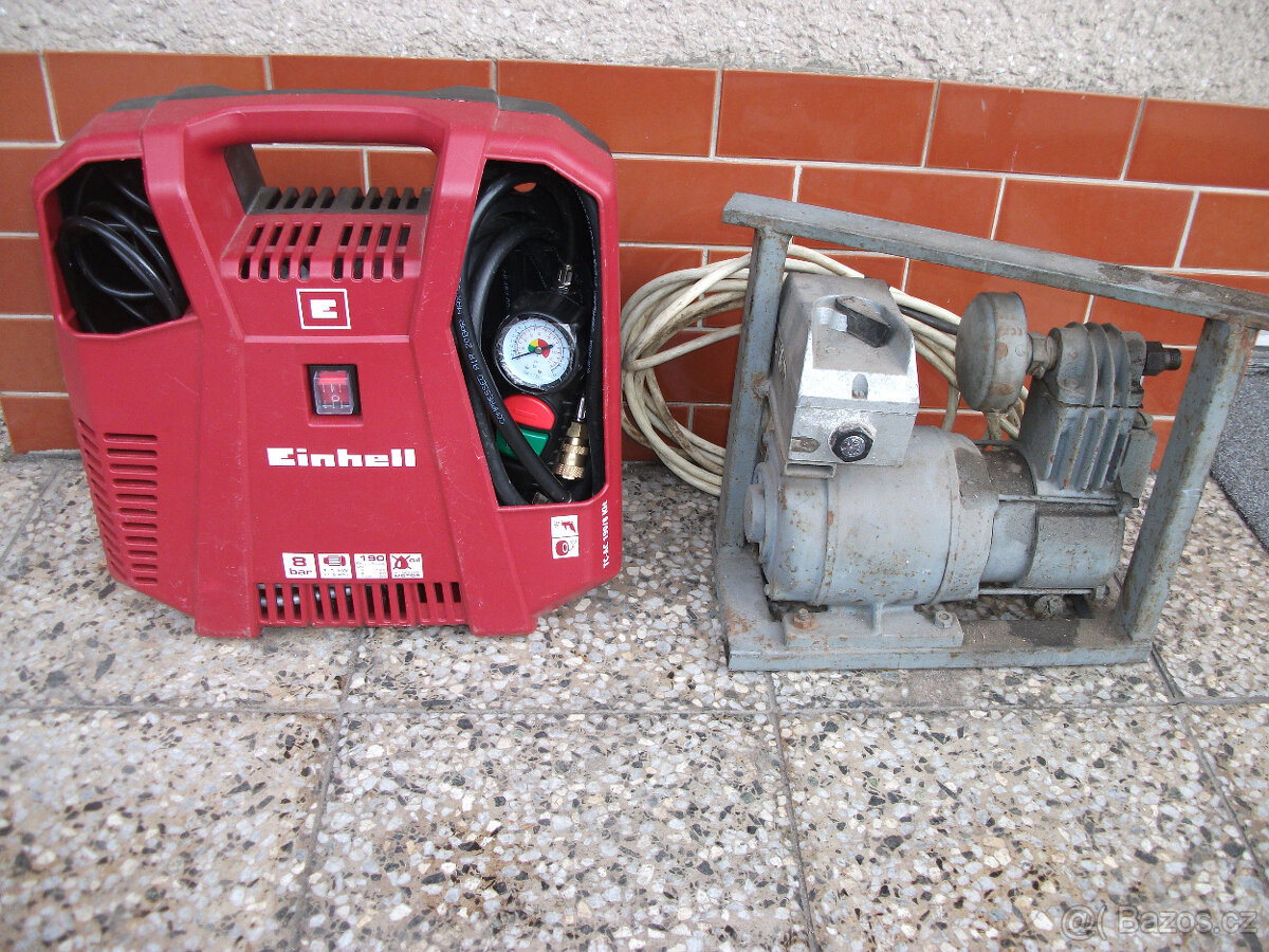 přenosný kompresor 220V + 380V - 3