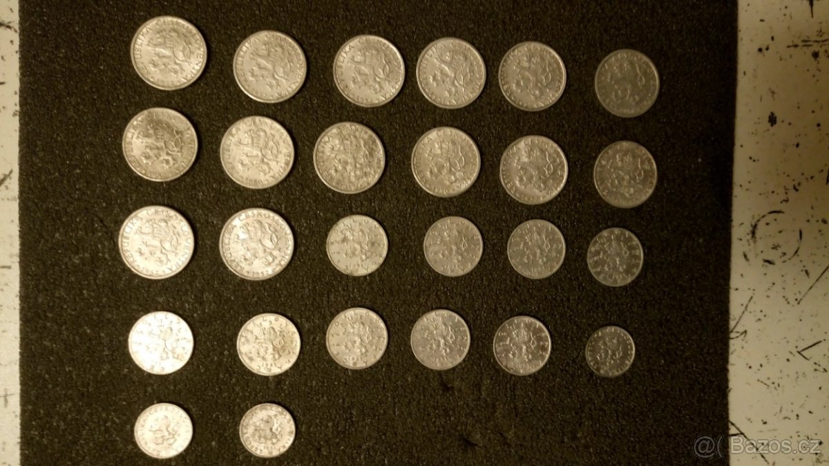 Staré mince ČSSR - 3