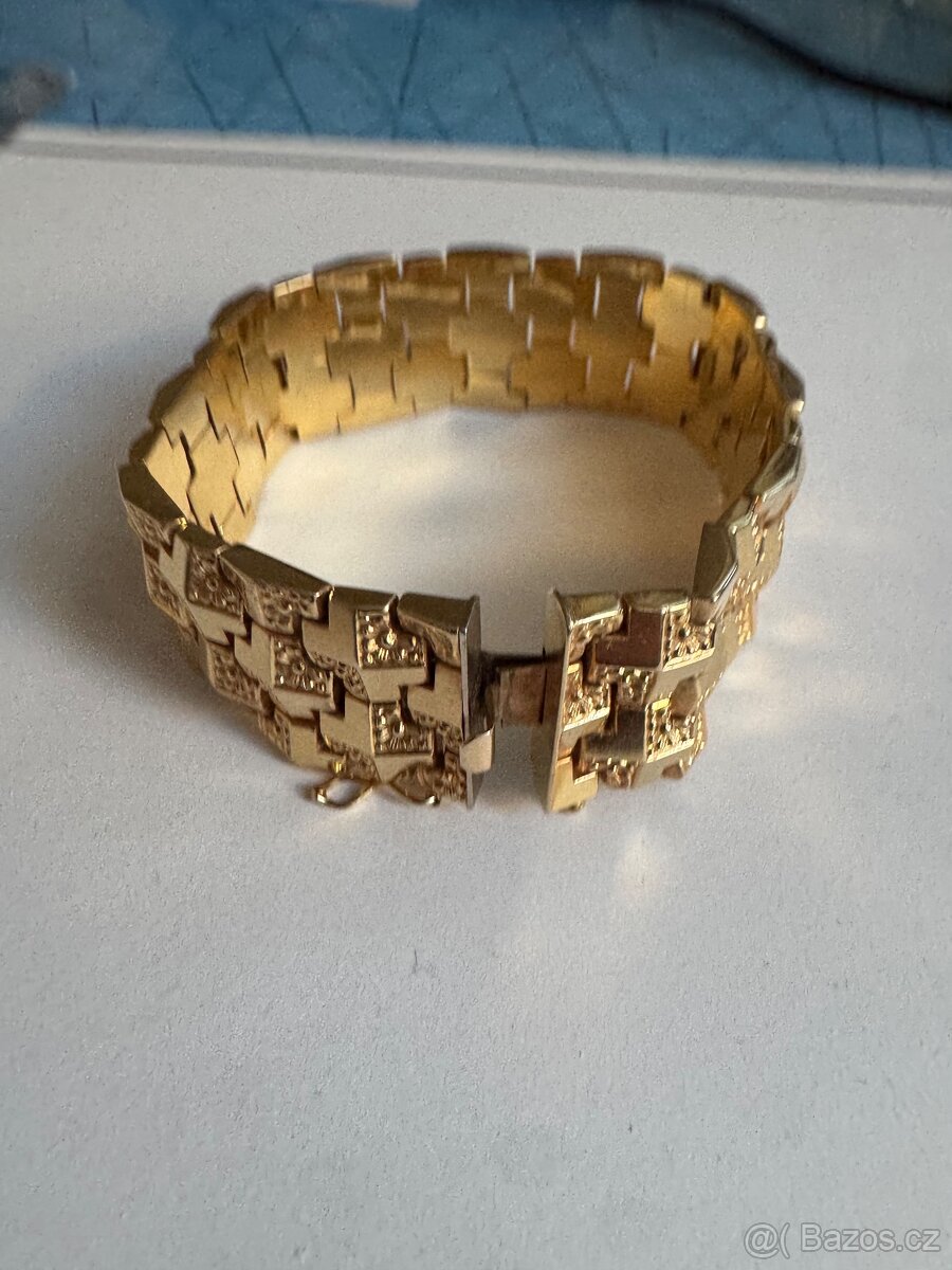Zlatý náramek 18k - 3